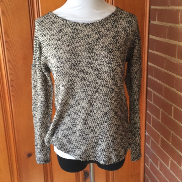 Sweaters - Black and Cream Sweater